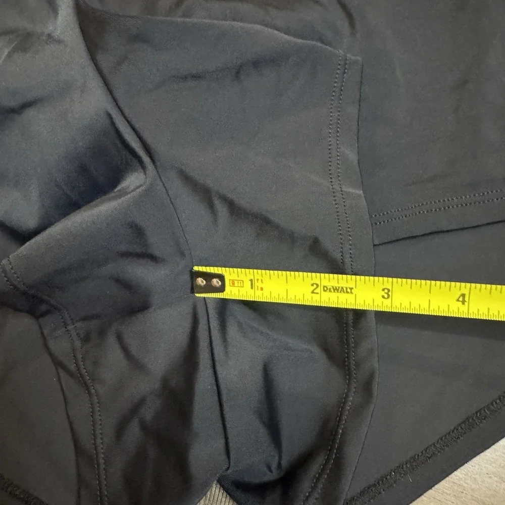NWT Swim Solutions Swimsuit Shorts Bottoms Plus Size 18W Black‎  Built in Briefs - Picture 3 of 9